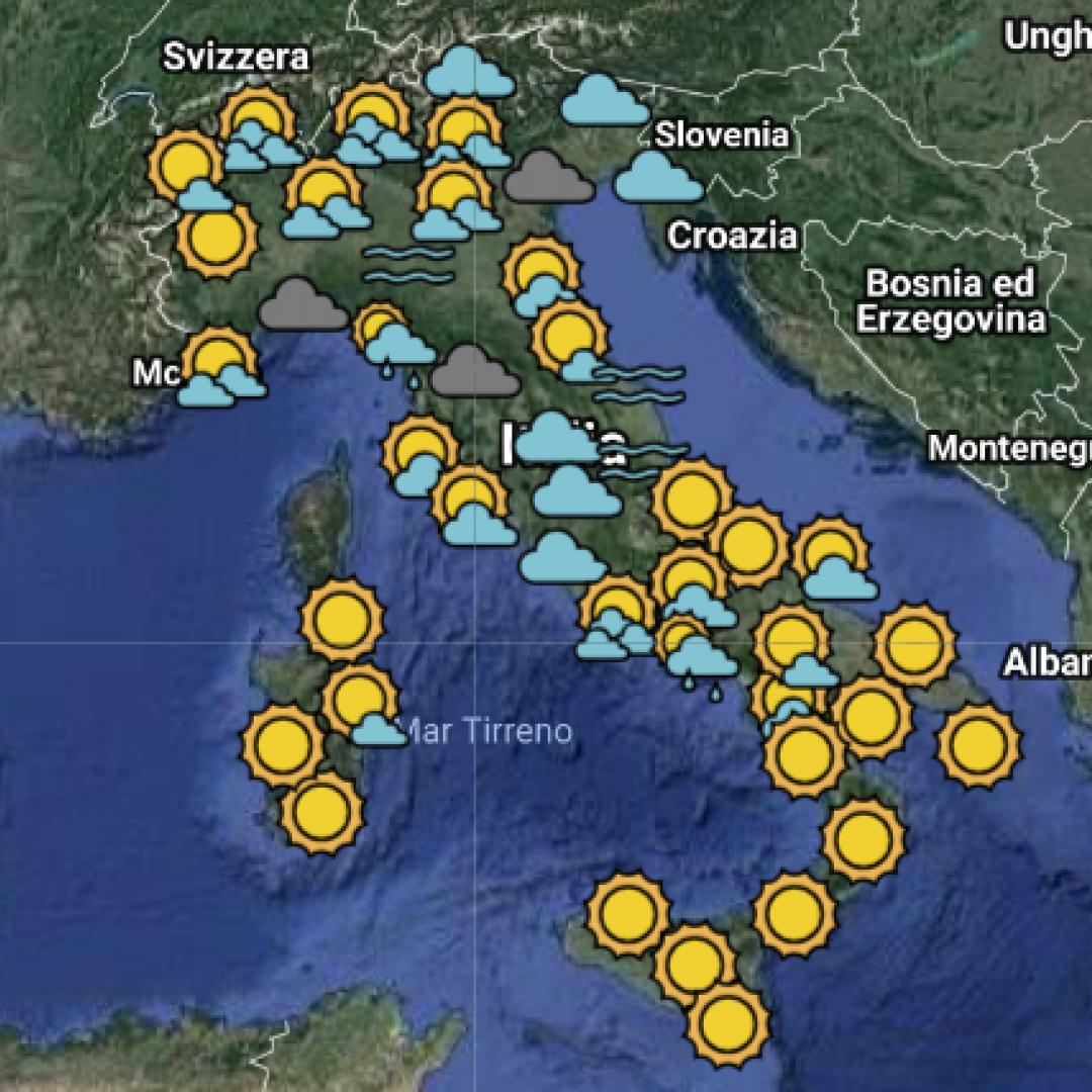 meteo  previsioni  weekend  tempo