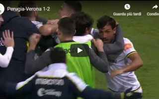 Serie B: perugia verona video gol calcio