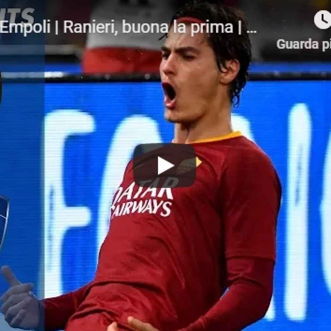 roma empoli video gol calcio