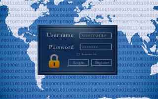 Sicurezza: cyber-security  password