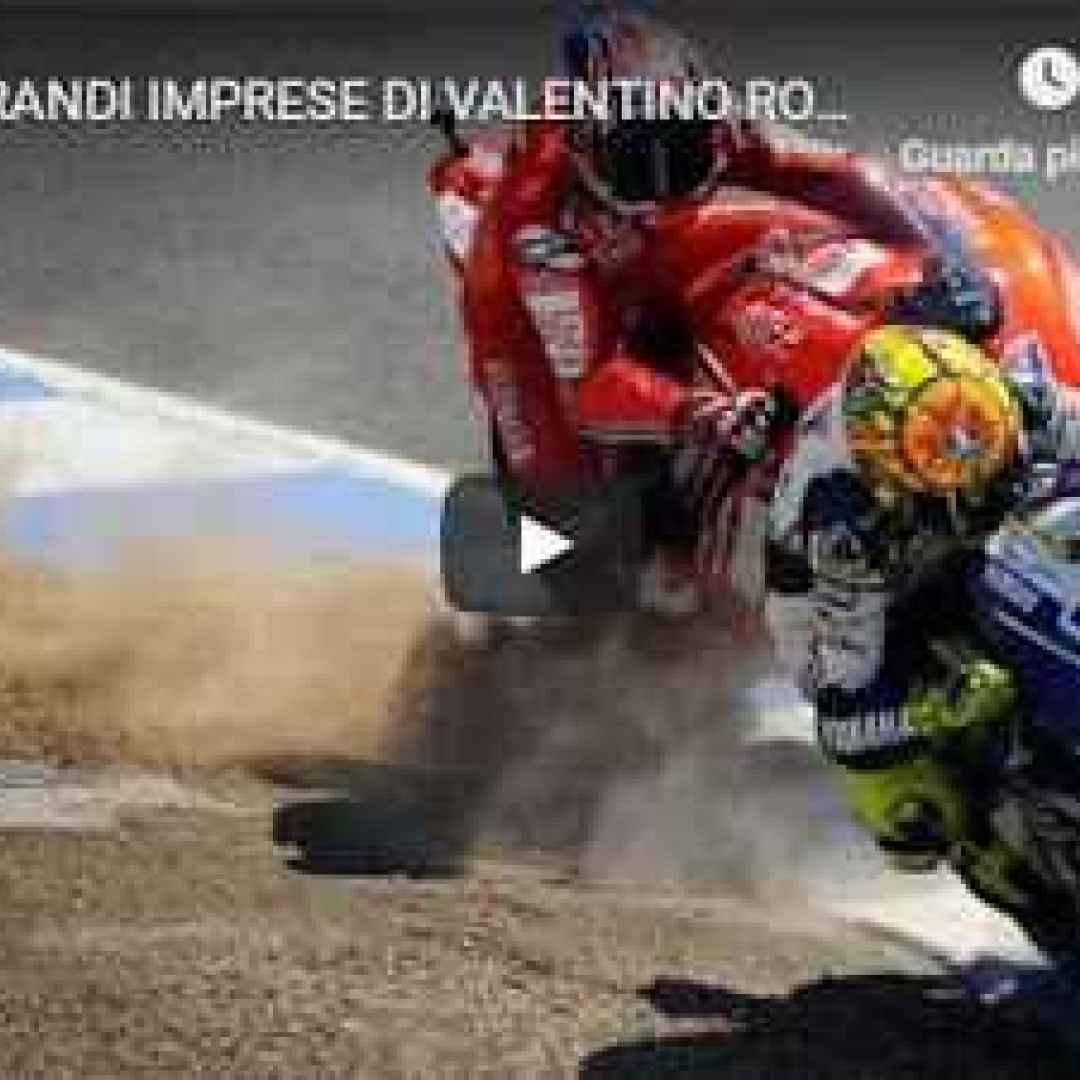 Le più grandi imprese di Valentino Rossi - VIDEO