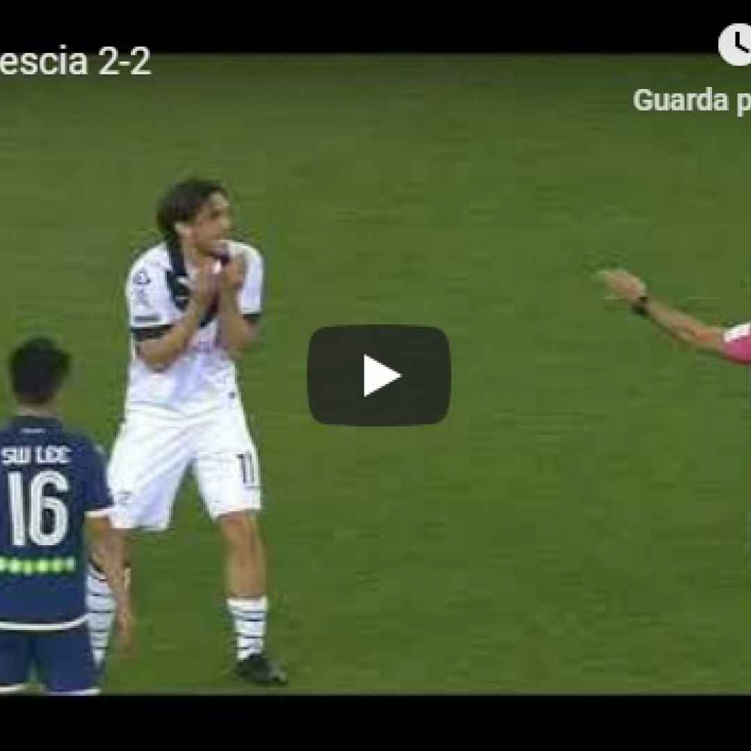 Verona - Brescia 2-2 Guarda Gol e Highlights