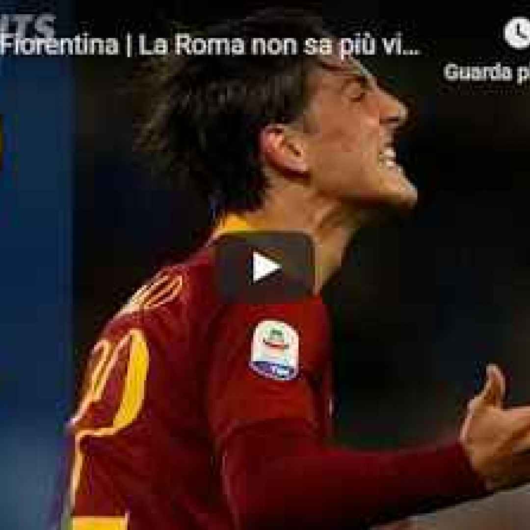 roma fiorentina video gol calcio