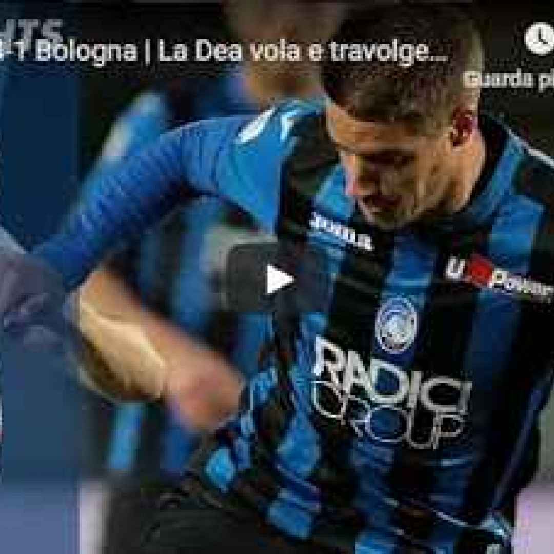 atalanta bologna video calcio gol