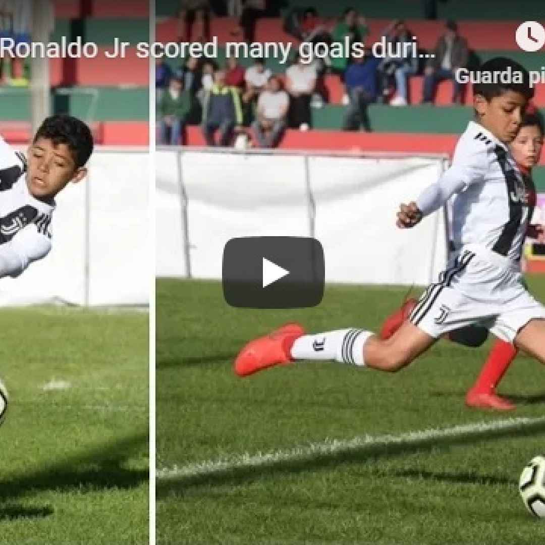 Cristiano Ronaldo Jr trascina la Juventus Under 9 al trionfo nel torneo di Madeira - VIDEO