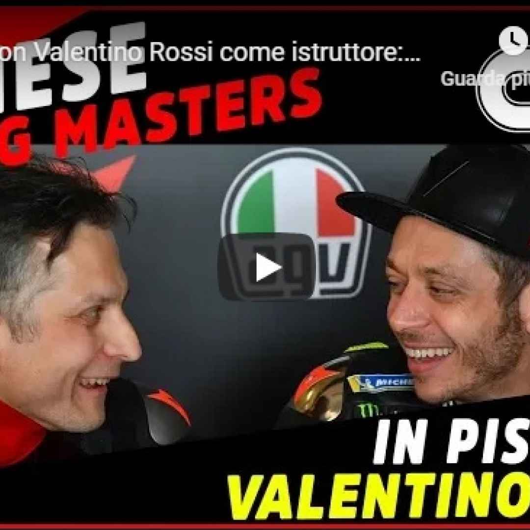 In pista con Valentino Rossi come istruttore: ecco cosa si prova! - VIDEO