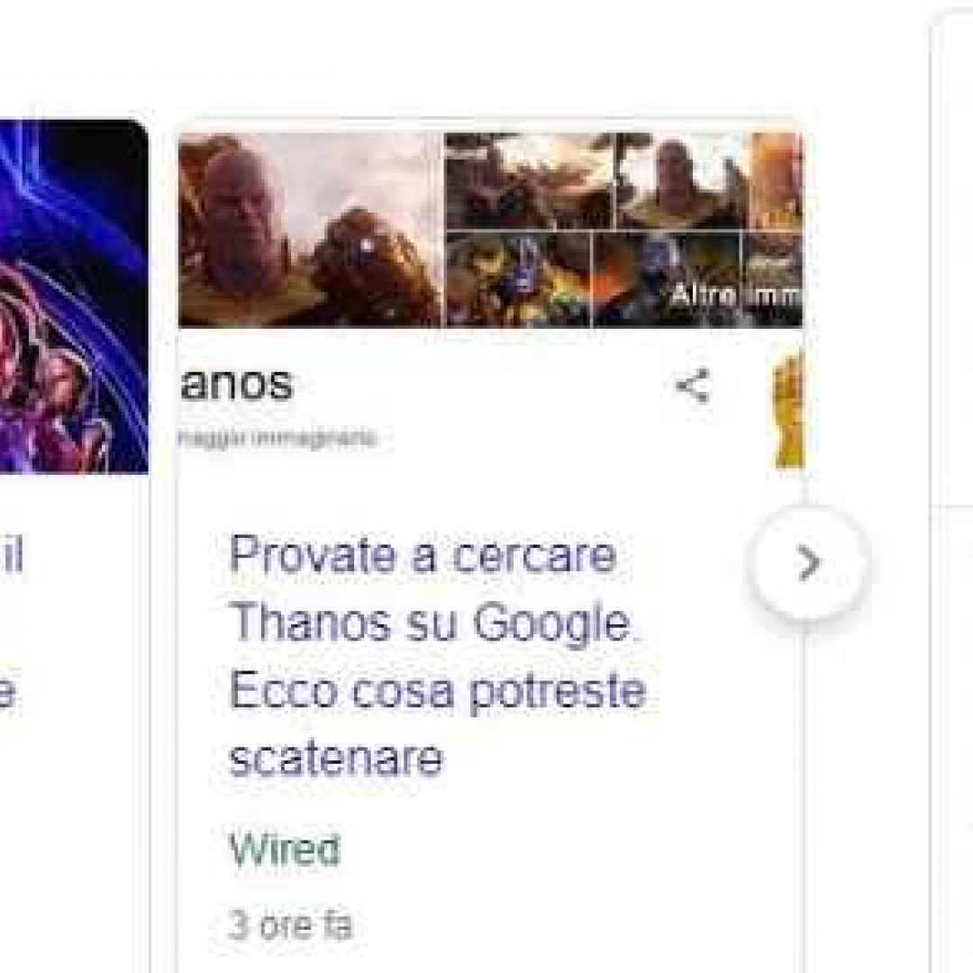 Avengers Endgame: Google omaggia con Thanos