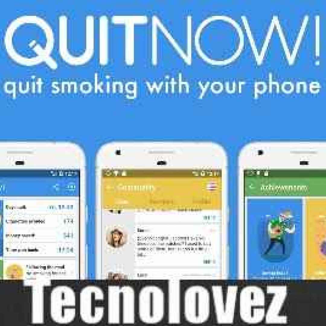 quitnow app smettere di fumare