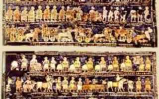 mosaico  stendardo di ur  sumeri