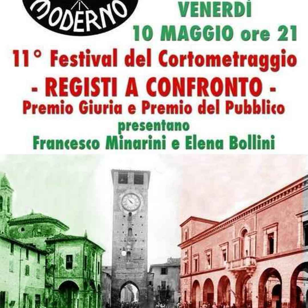 Castel Bolognese (Ra): 11° Festival del cortometraggio "Registi a confronto", Venerdì 10 maggio al Cinema Moderno