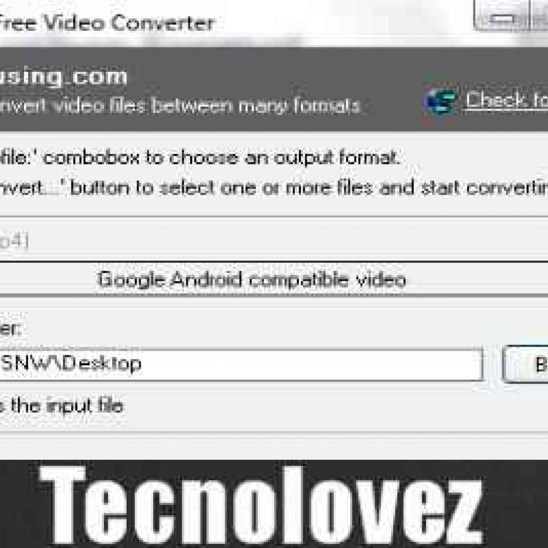eusing free video converter  programma