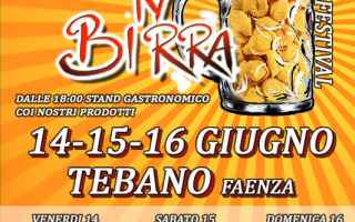 "Pasta 'N' Birra" dal 14 al 16 giugno 2019 a Tebano di Faenza (Ra)