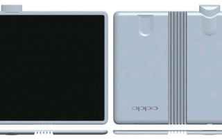 Un brevetto di Oppo mostra le immagini di uno smartphone pieghevole con fotocamera pop-up