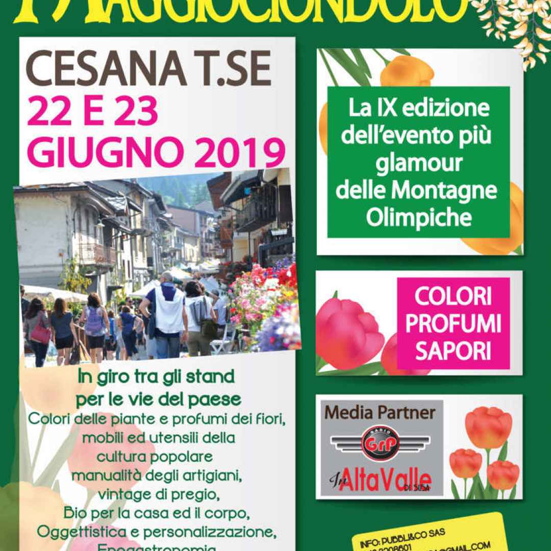 Festa del Maggiociondolo a Cesana Torinese (To), sabato 22 e domenica 23 giugno 2019