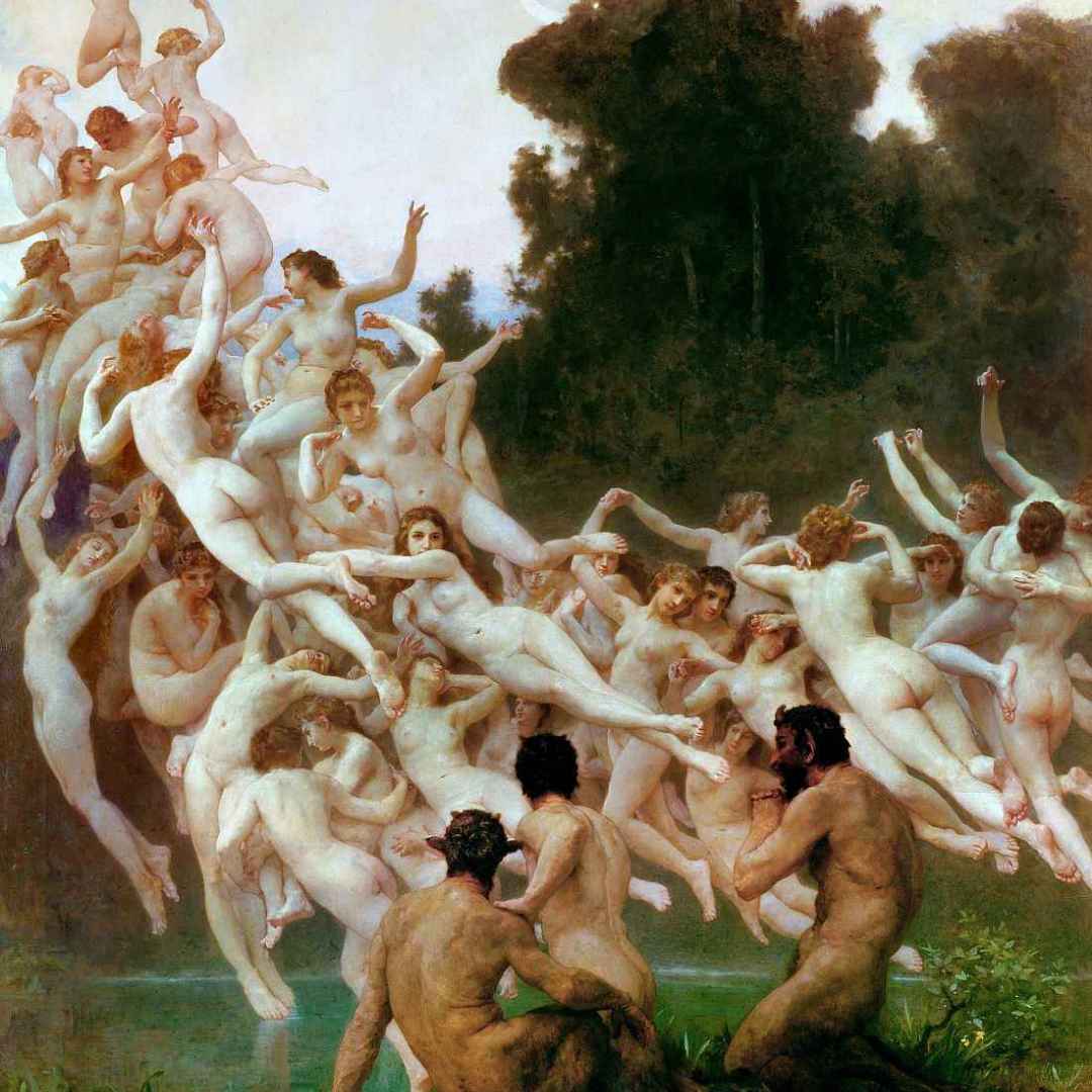 pittura  william bouguereau  mitologia