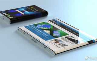 Samsung Galaxy Fold 2 potrebbe essere così: apertura in stile Mate X, display con bordi edge e foro per la fotocamera