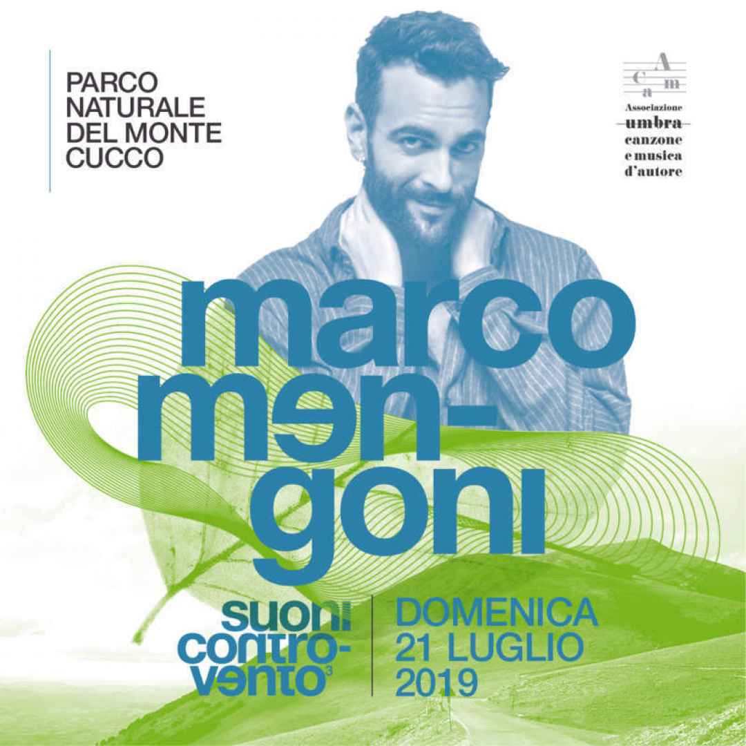 Monte Cucco (Pg): Suoni Controvento 2019, primo appuntamento a Pian di Spilli con Marco Mengoni domenica 21 luglio