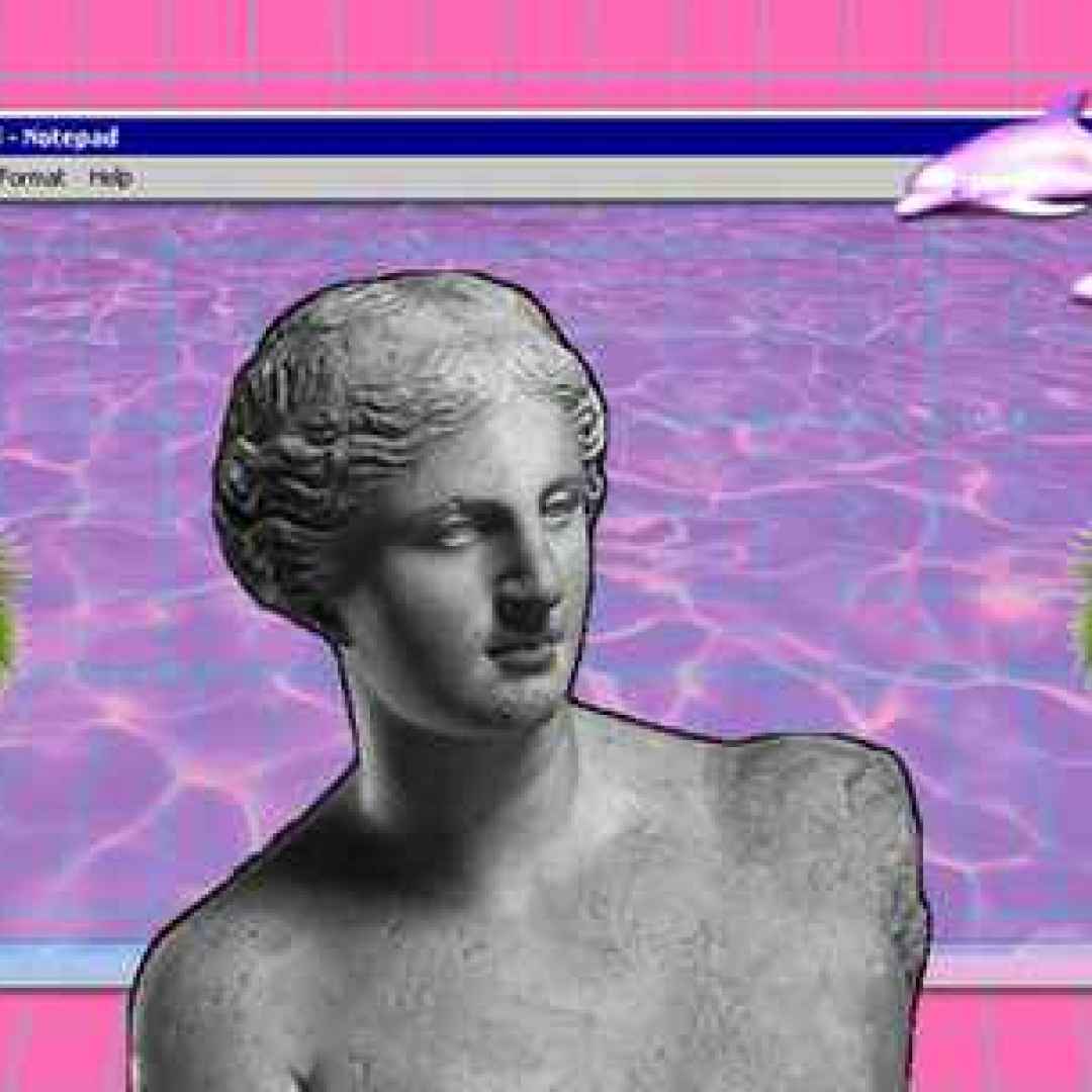 vaporwave android editor foto photo