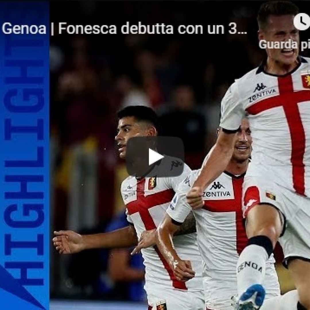 roma genoa video gol calcio