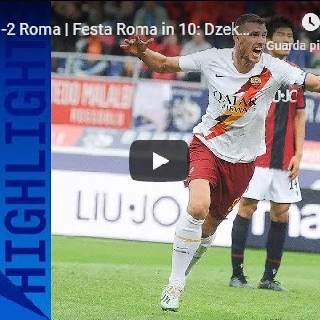 bologna roma video gol calcio