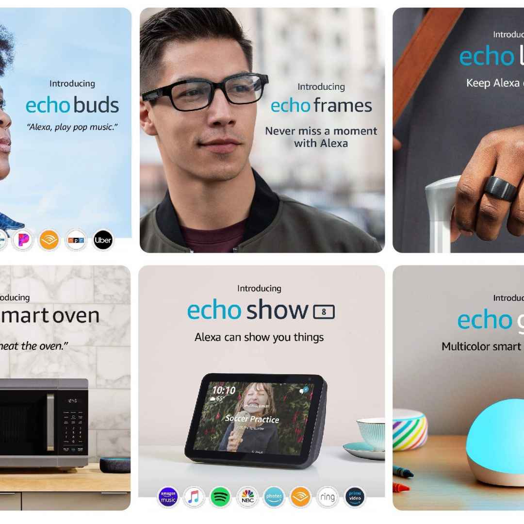 Echo Buds, Echo Frames, Amazon Smart Oven (e non solo) ufficiali: Alexa integrato in occhiali, cuffie e in un forno