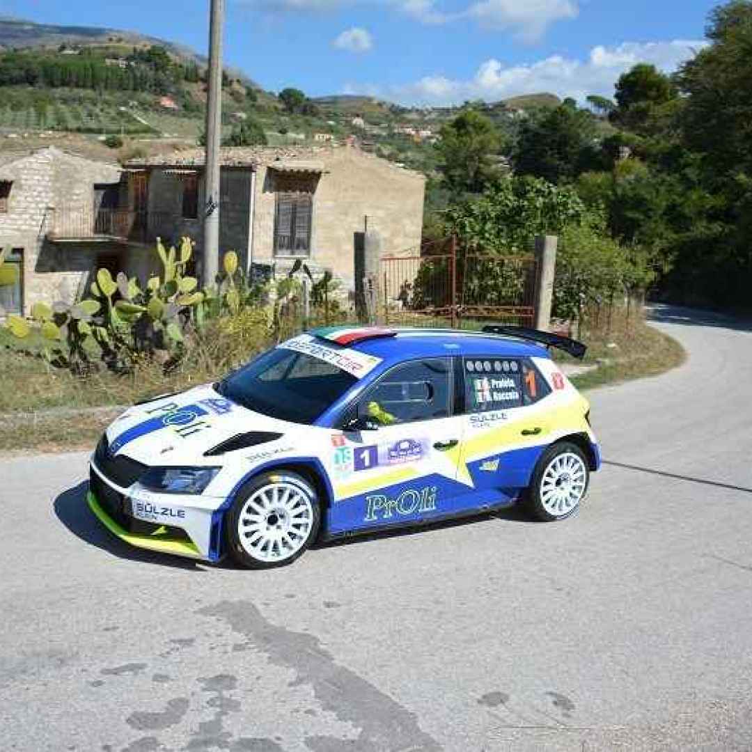 I palermitani Alessio Profeta e Sergio Raccuia dominano il Rally Valle del Sosio