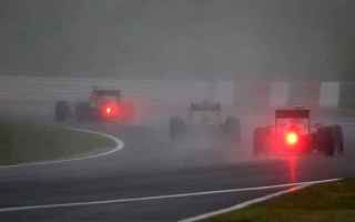 Formula 1 - Qualifiche in Giappone spostate a sabato notte italiano per maltempo