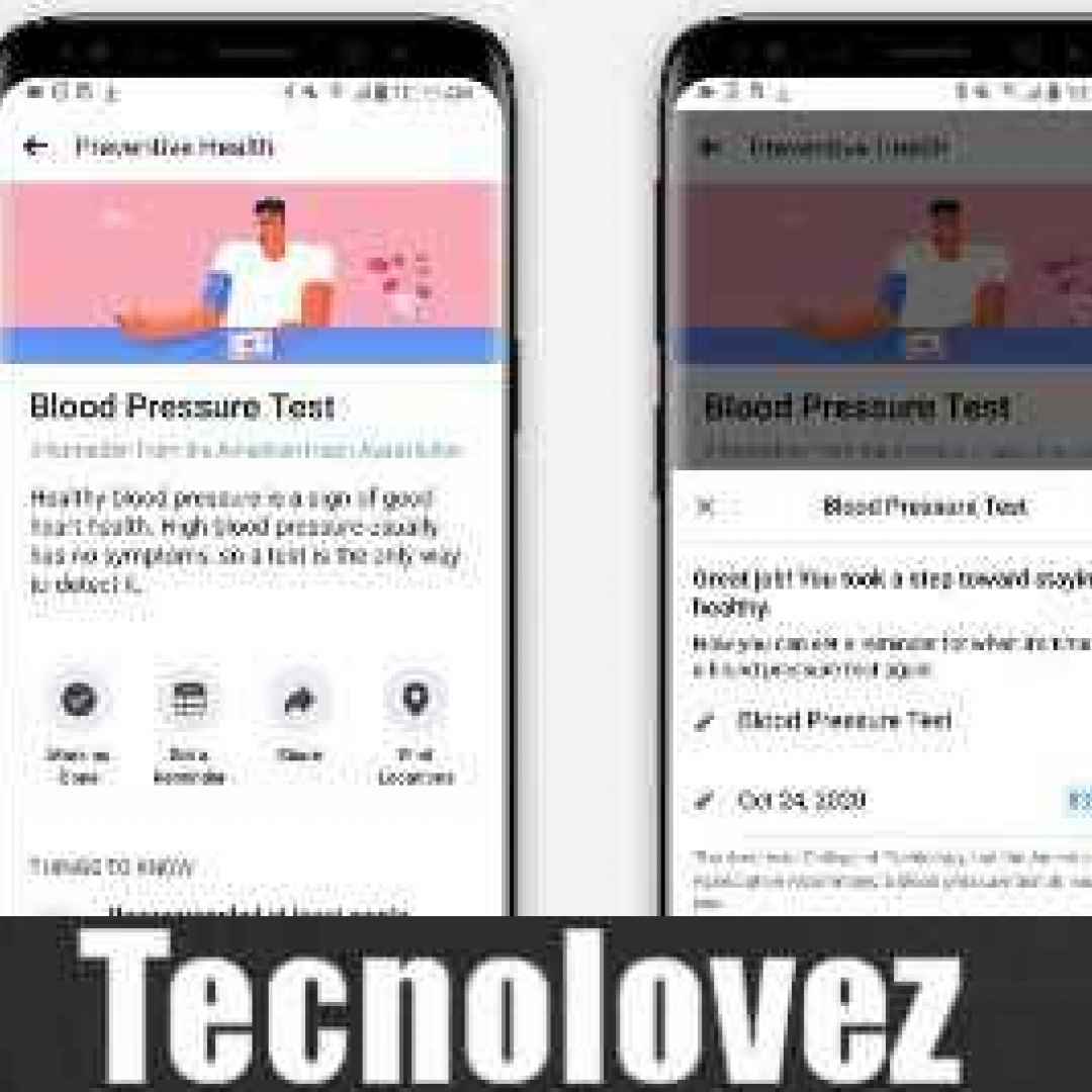(Facebook Preventive Health) Nuova funzione per consentire agli utenti di prendersi cura della propria salute