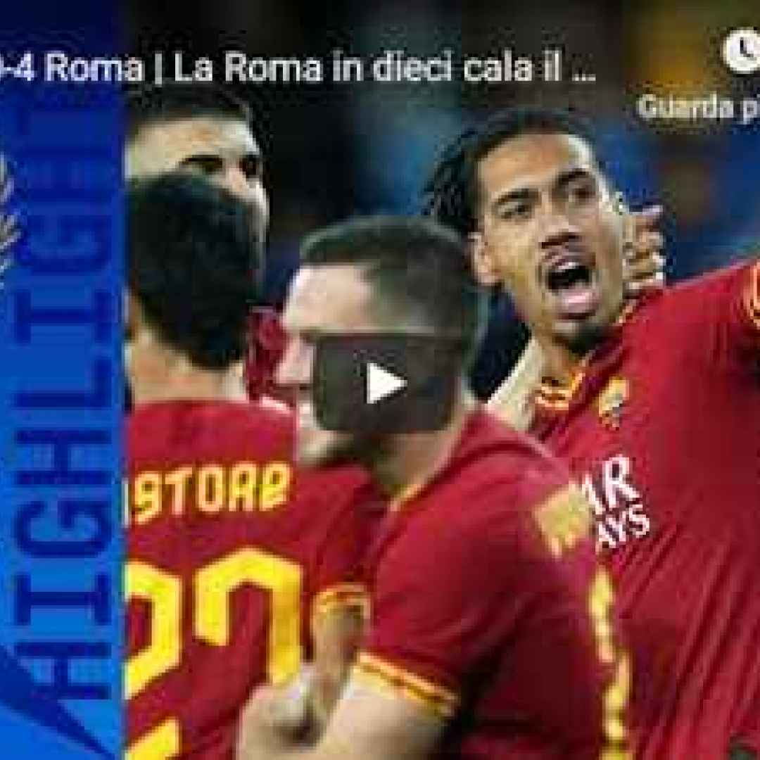 udinese roma video gol calcio