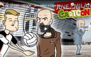 calcio serie a video gli autogol cartoon