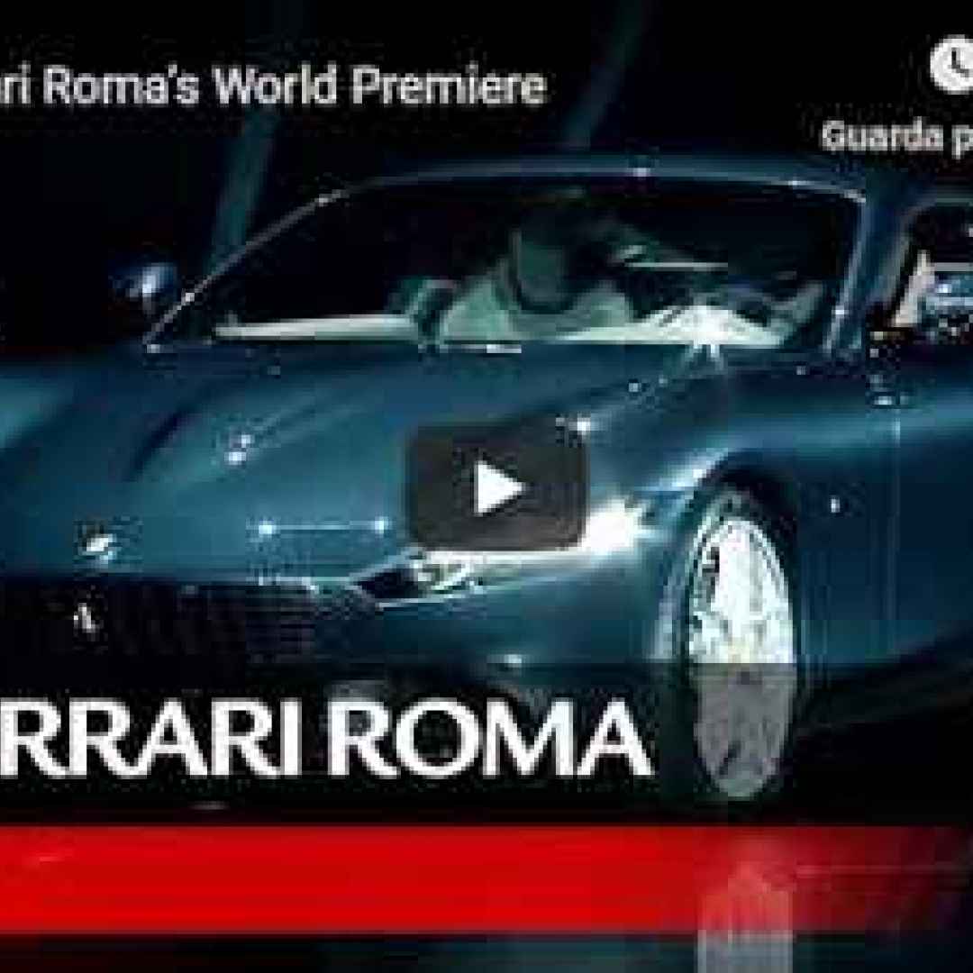 ferrari roma video presentazione auto