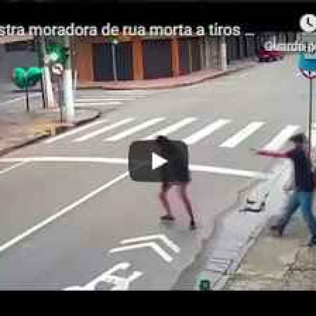 brasile mendicante morta video shock