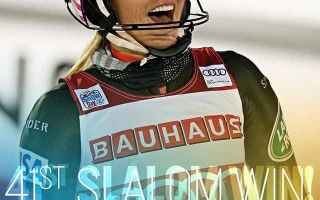 Mikaela Shiffrin approfittando della caduta di Petra Vlhova, si aggiudica il 61 slalom speciale dell