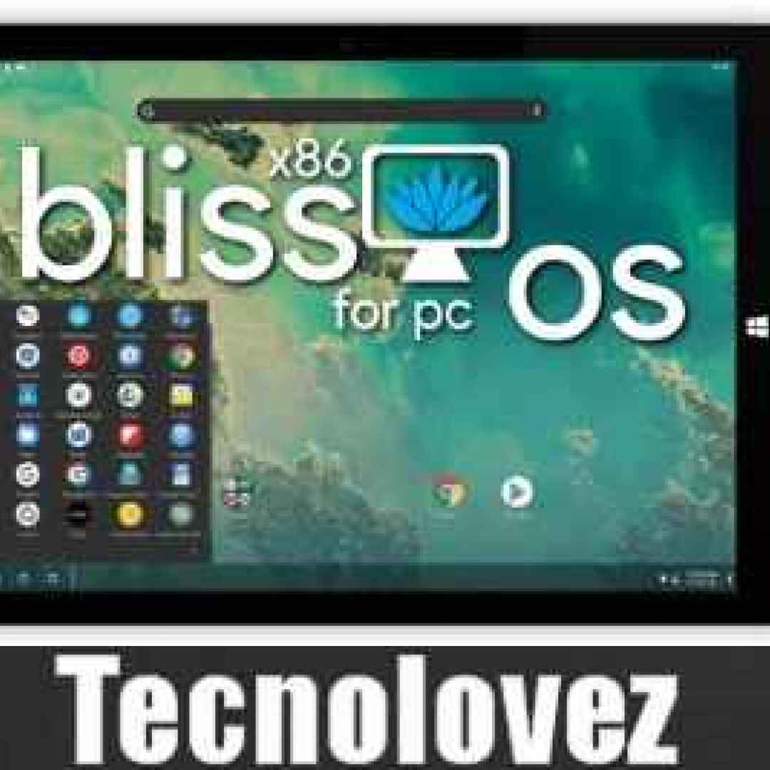 installare android 10 su pc bliss os