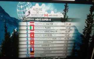 Ancora un secondo posto nel Super G di Lake Louise per Dominik Paris che come ieri quando sembrava v