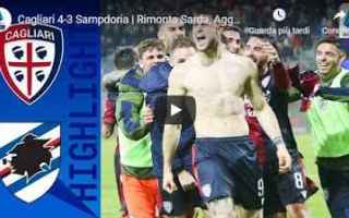 cagliari sampdoria video gol calcio