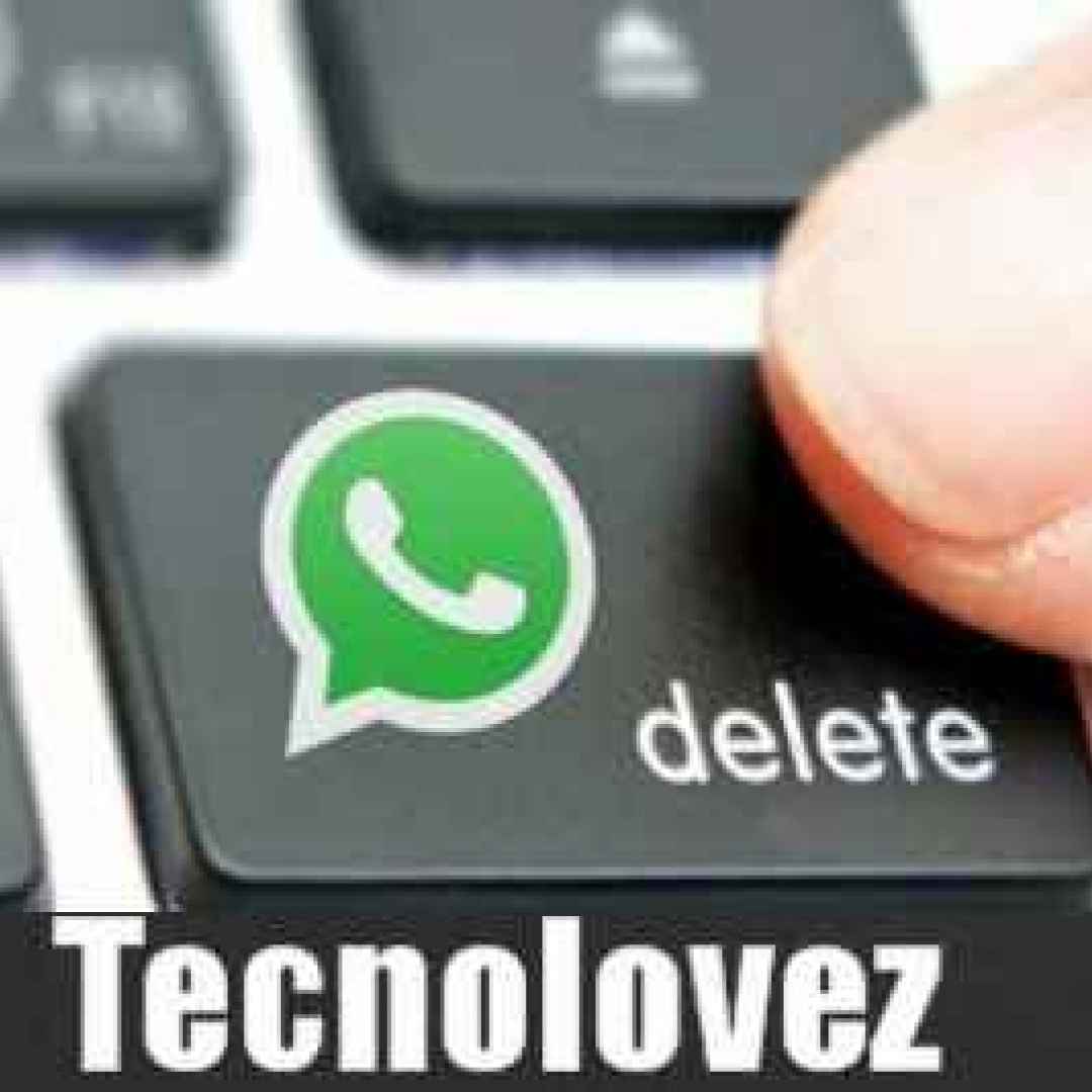 whatsapp eliminare contatto