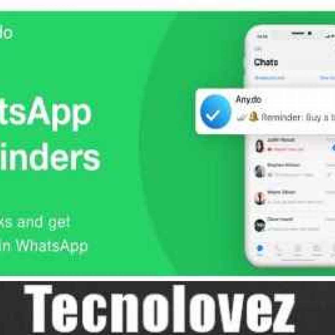 (WhatsApp) Come creare dei promemoria con i messaggi ricevuti