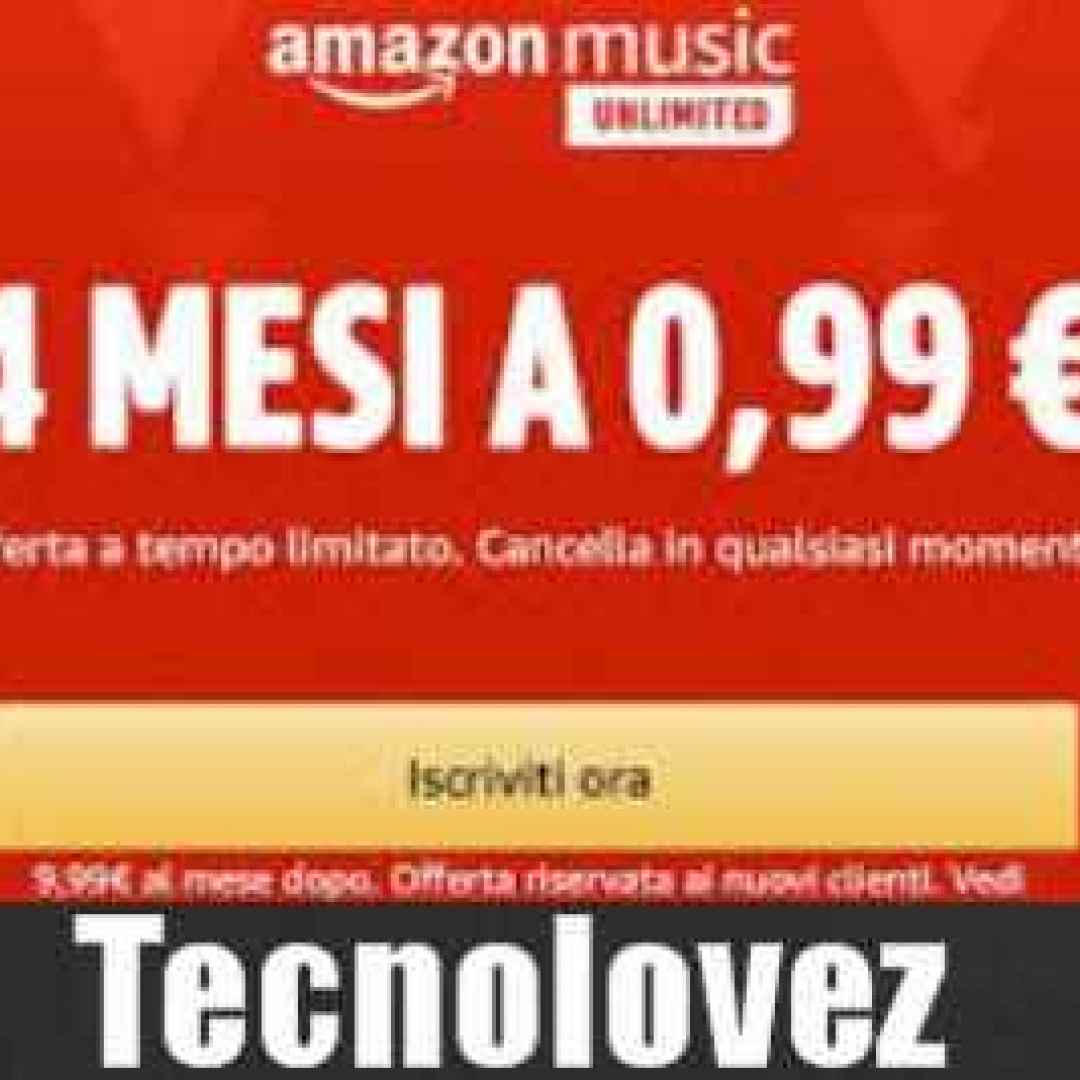 amazon music unlimited offerta amazon