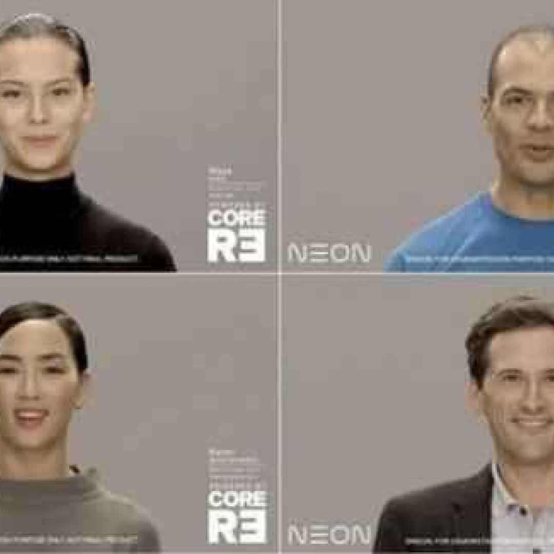 CES 2020. Samsung presenta Neon, il primo essere umano artificiale