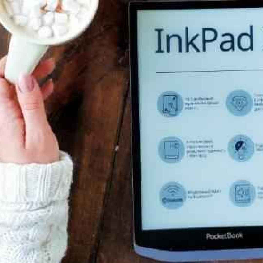 InkPad X. Da PocketBook l’e-reader maneggevole dall’ampio display