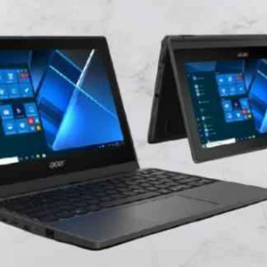 Acer: TravelMate B3 e TravelMate Spin B3. Al Bett 2020 i nuovi Chromebook per studenti