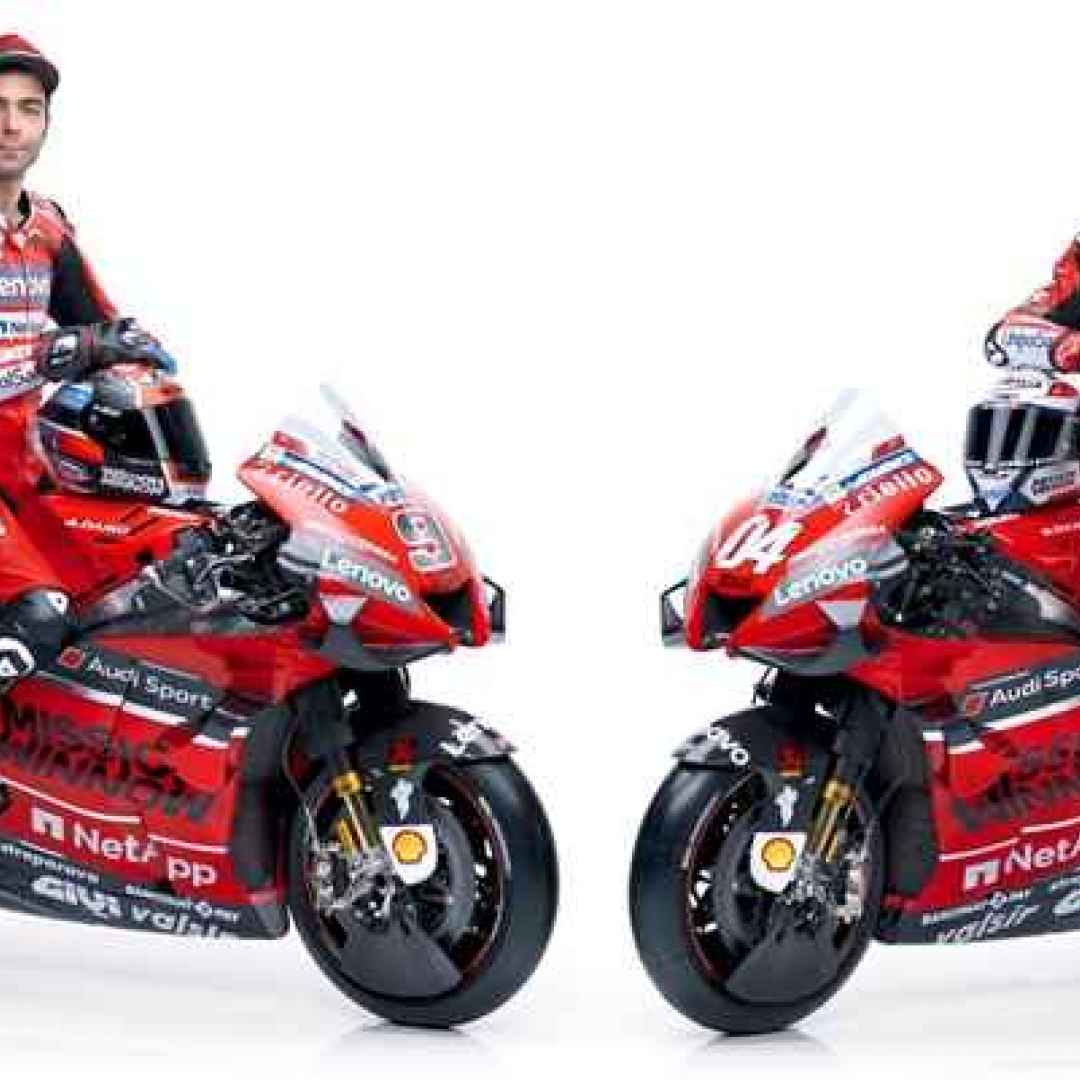 La nuova Ducati desmosedici GP20 per il mondiale di MotoGP: Le parole dei piloti e le immagini