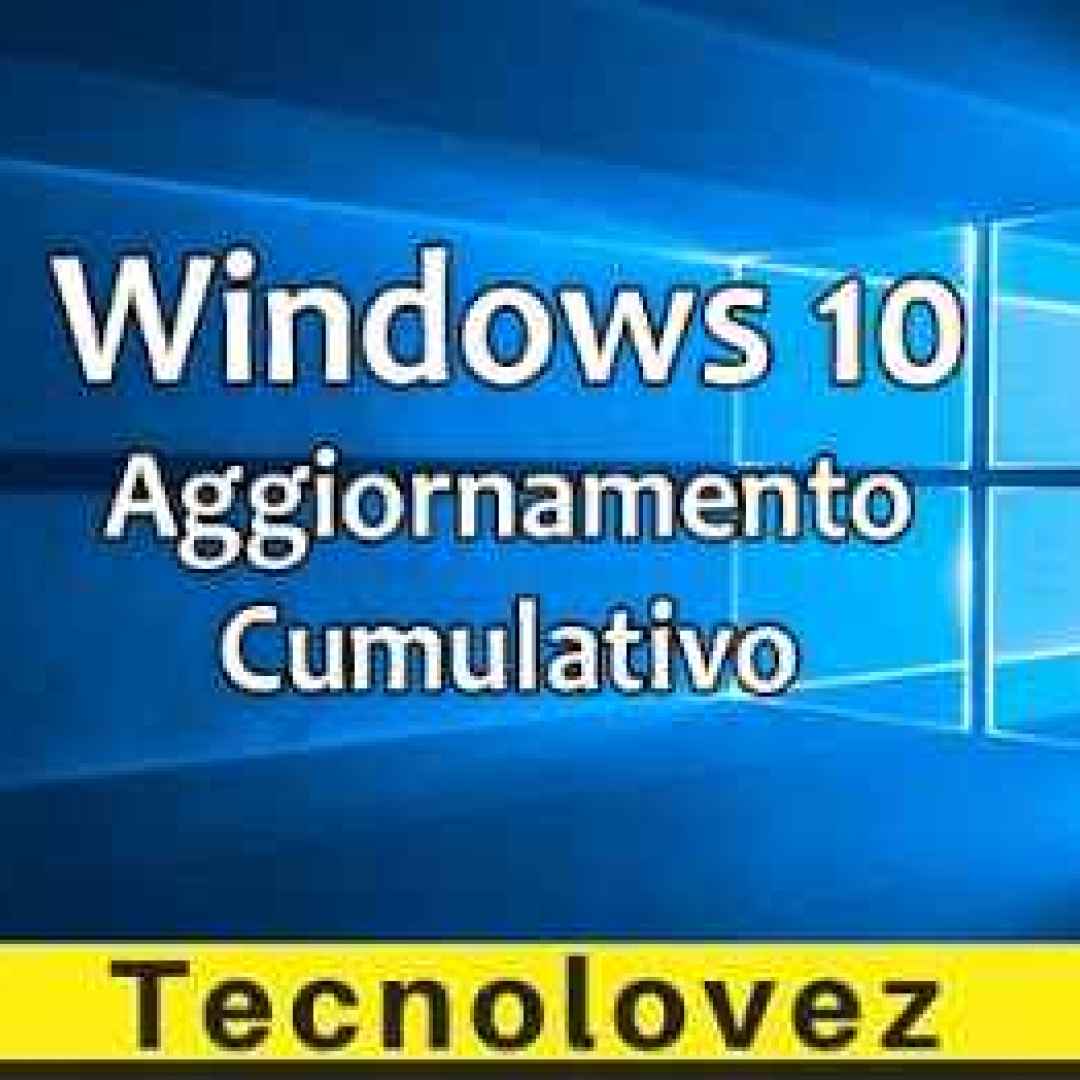 windows 10 aggiornamento