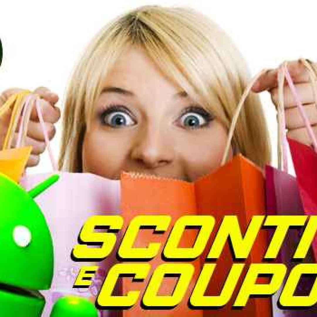 sconti cuopon android shopping soldi