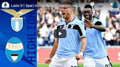 Lazio - SPAL 5-1 - Gol e Highlights - Giornata 22 - Serie A TIM 2019/20 - VIDEO (Lazio)