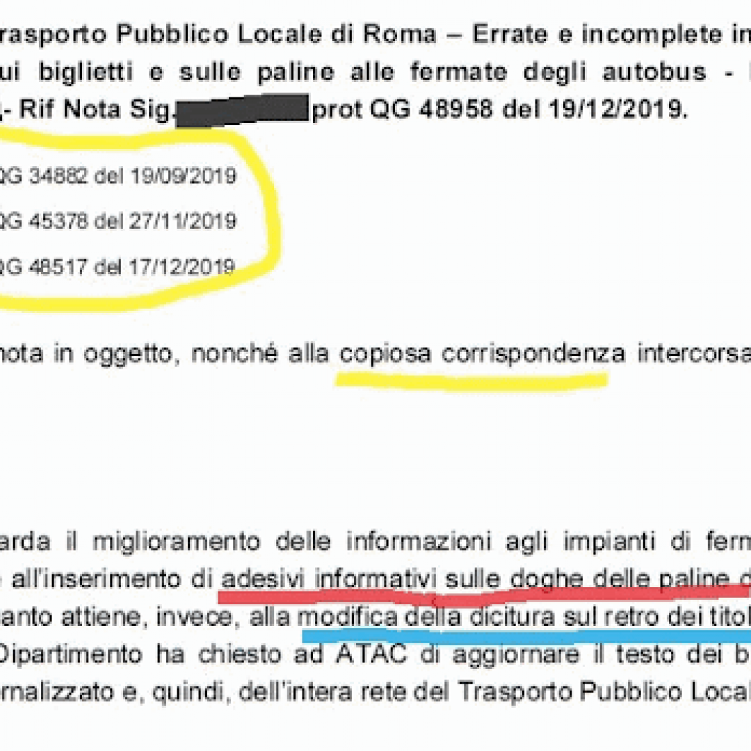 Roma: Finalmente alle fermate potremo sapere se non arriva un bus #Atac o non arriva un bus #RomaTpl