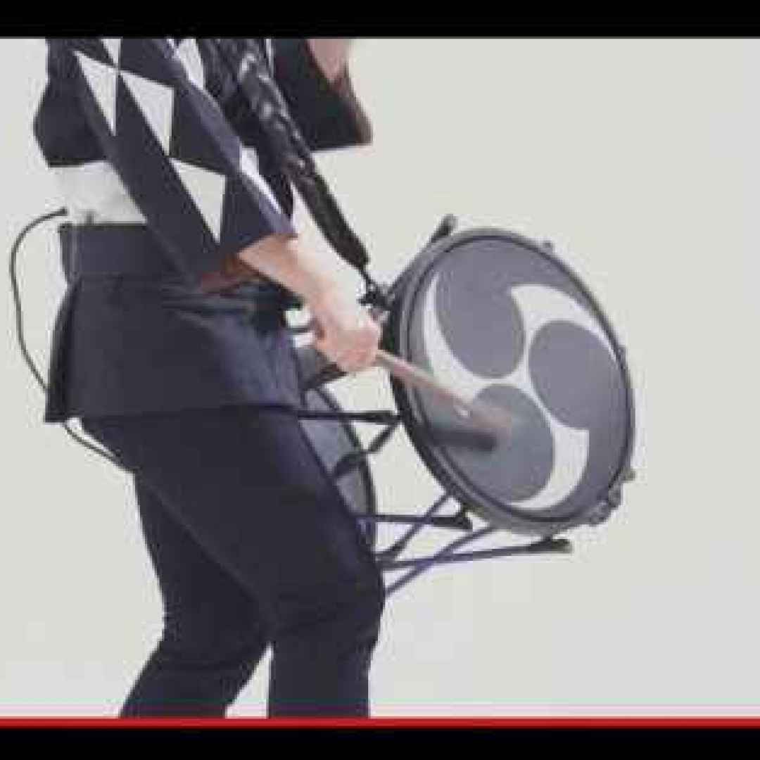 Taiko digitalizzato, il suono giapponese di un tamburo trasparente