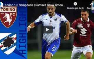torino sampdoria video gol calcio