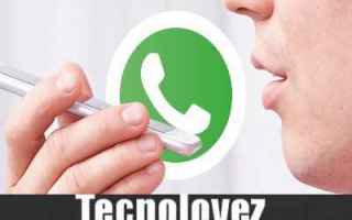 WhatsApp: whatsapp messaggi vocali